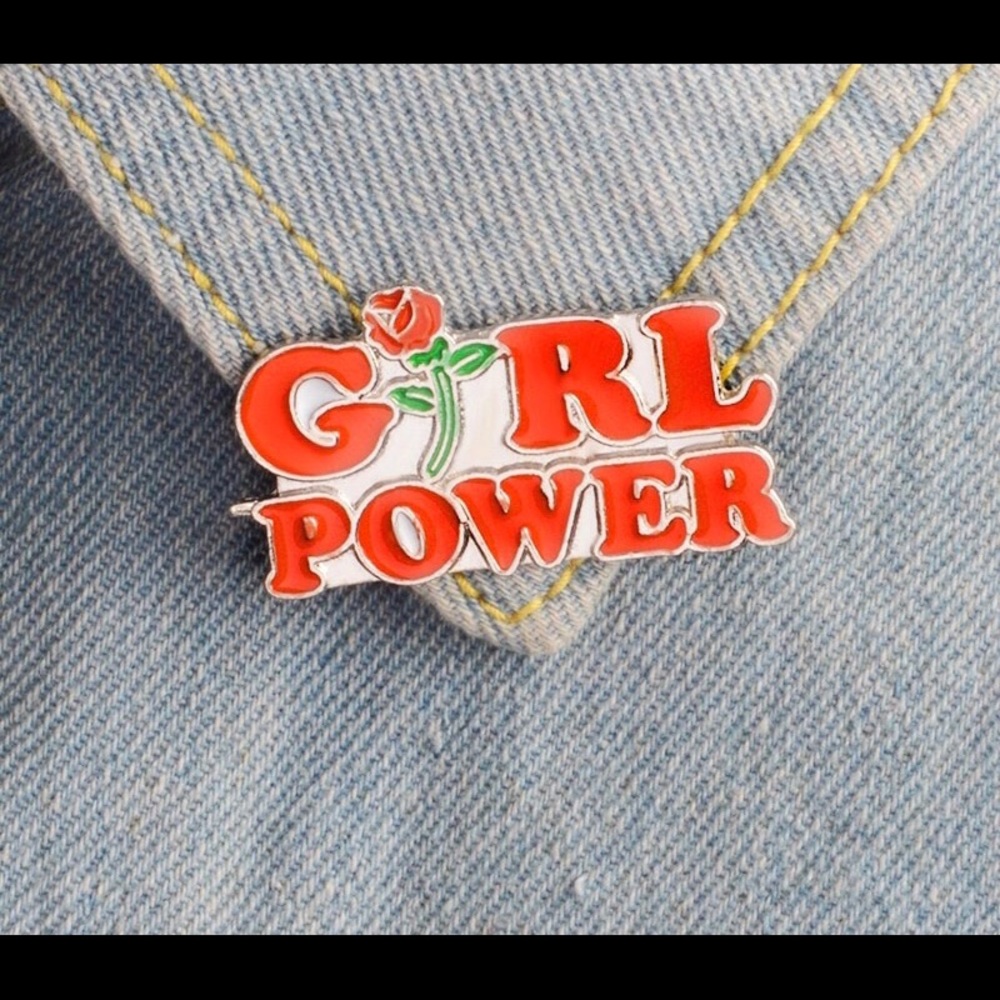 Girl Power Enamel Pin